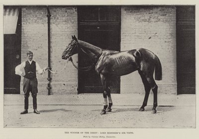 Vinnaren av Derbyt, Lord Roseberys Sir Visto av English Photographer