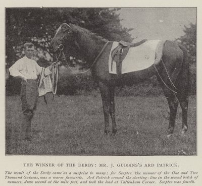 Vinnaren av Derbyt, Mr J Gubbinss Ard Patrick av English Photographer