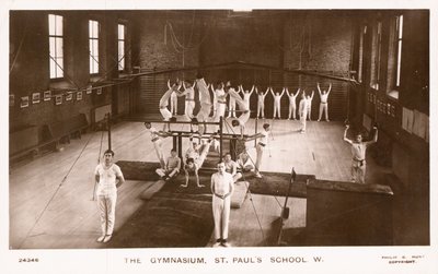 Gymnastiksalen i St Pauls School av English Photographer