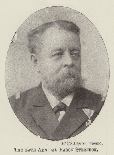 Avlidne amiral baron Sterneck av English Photographer