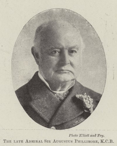Den bortgångne amiralen Sir Augustus Phillimore, KCB av English Photographer