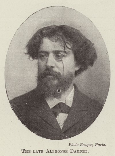 Den bortgångne Alphonse Daudet av English Photographer