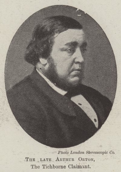 Den bortgångne Arthur Orton, Tichborne-käranden av English Photographer