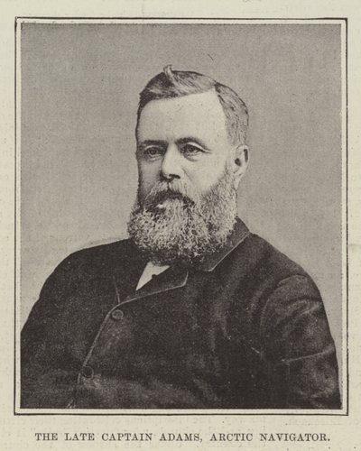 Avlidne kapten Adams, Arctic Navigator av English Photographer
