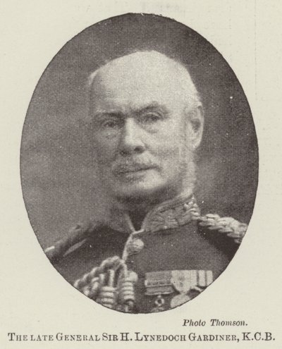 Den bortgångne general Sir H Lynedoch Gardiner, KCB av English Photographer
