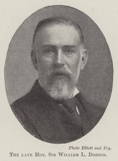 Den framlidne ärade Sir William L Dobson av English Photographer