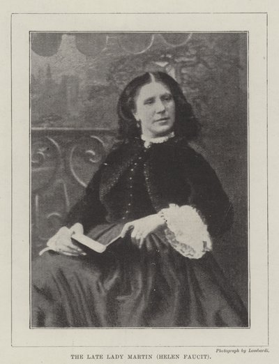 Den sena Lady Martin (Helen Faucit) av English Photographer