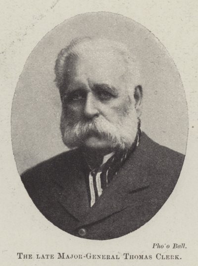 Den bortgångne generalmajoren Thomas Clerk av English Photographer