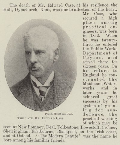 Den bortgångne Mr Edward Case av English Photographer
