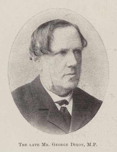 Den bortgångne herr George Dixon, MP av English Photographer