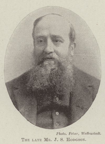 Den bortgångne Mr J S Hodgson av English Photographer