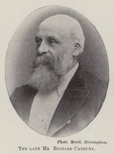 Den bortgångne herr Richard Cadbury av English Photographer