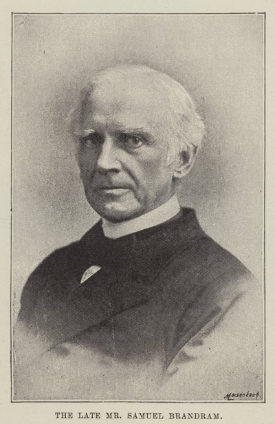 Den framlidne herr Samuel Brandram av English Photographer