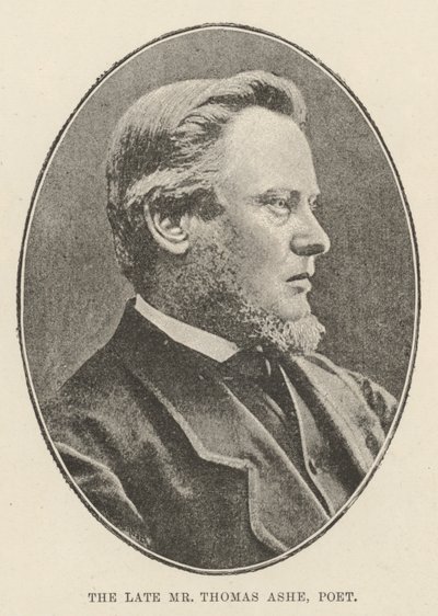 Den bortgångne herr Thomas Ashe, poet av English Photographer