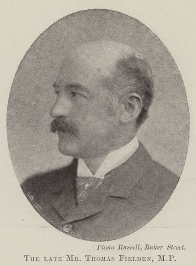 Den framlidne Thomas Fielden, MP av English Photographer