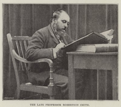 Den framlidne professor Robertson Smith av English Photographer