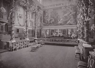 Den sena drottning Victorias privata kapell, Buckingham Palace av English Photographer