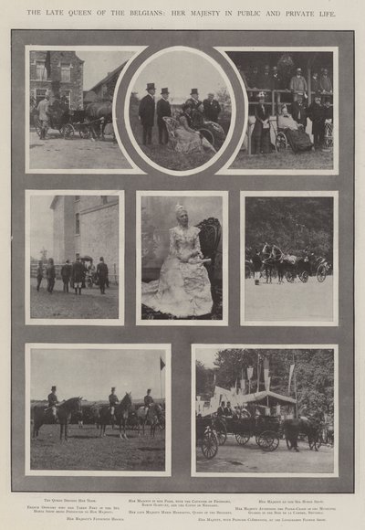 Den bortgångne drottningen av belgierna, hennes majestät i det offentliga och privata livet av English Photographer