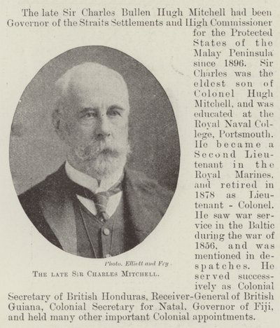 Den bortgångne Sir Charles Mitchell av English Photographer