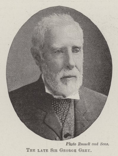 Den bortgångne Sir George Gray av English Photographer