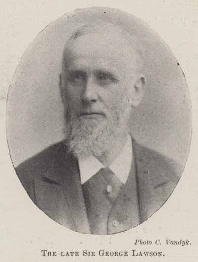 Den bortgångne Sir George Lawson av English Photographer