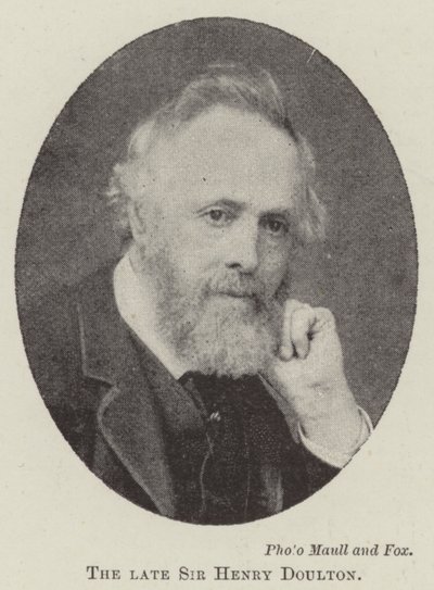 Den bortgångne Sir Henry Doulton av English Photographer