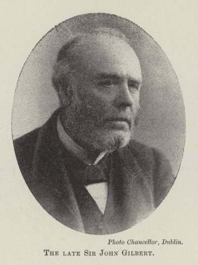 Den bortgångne Sir John Gilbert av English Photographer