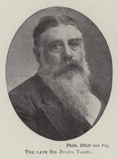 Den framlidne sir Julius Vogel av English Photographer