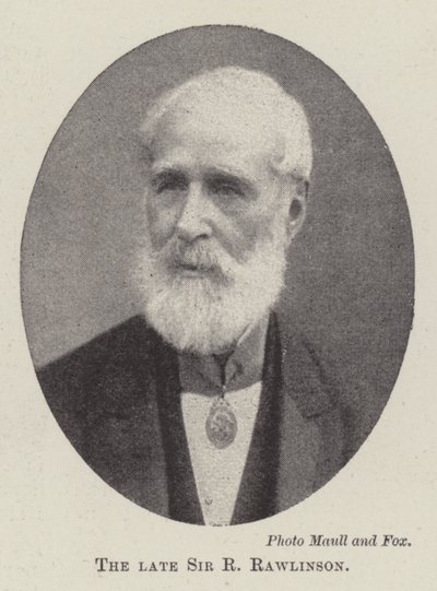 Den bortgångne Sir R Rawlinson av English Photographer