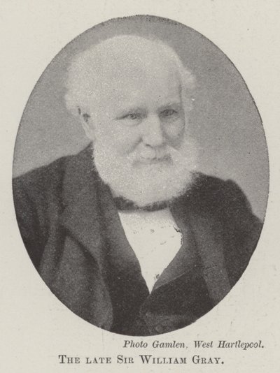 Den bortgångne Sir William Gray av English Photographer