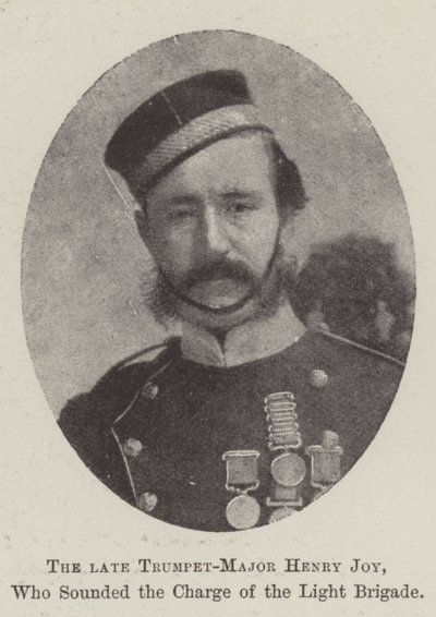 Den bortgångne trumpet-majoren Henry Joy, som lät Charge of the Light Brigade av English Photographer