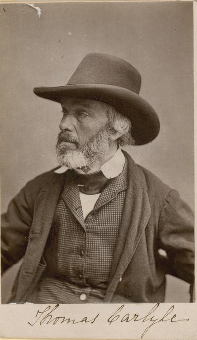 Thomas Carlyle av English Photographer