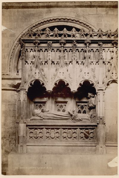 Tomb of Prior Rayhere, Church of St Bartholomew the Great, Smithfield av English Photographer