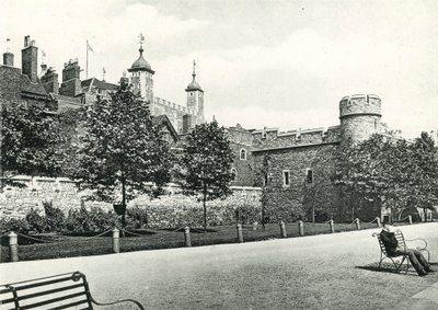 Tower of London från Wharf av English Photographer