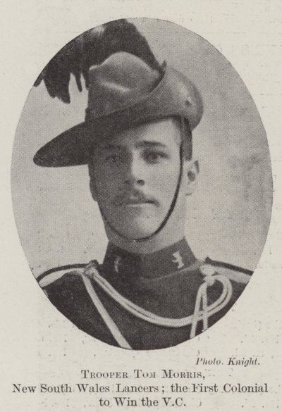 Trooper Tom Morris, New South Wales Lancers; den första kolonialen att vinna VC av English Photographer