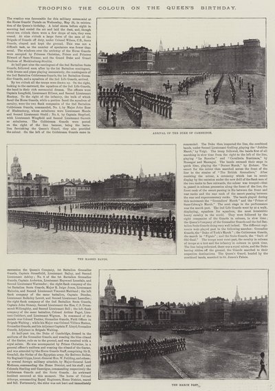 Trooping the Color på Queens Birthday av English Photographer