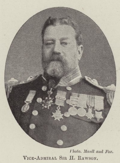 Viceamiral Sir H Rawson av English Photographer