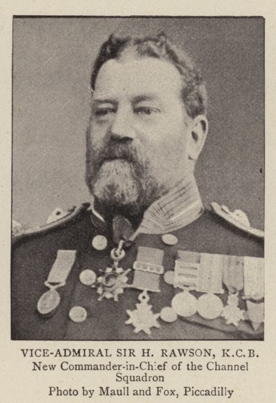 Viceamiral Sir H Rawson, KCB av English Photographer