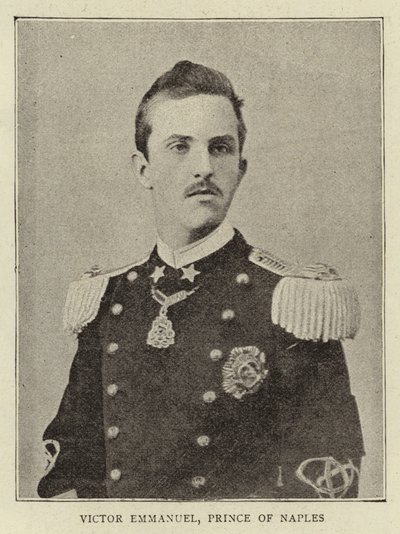 Victor Emmanuel, Prins av Neapel av English Photographer
