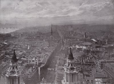 Utsikt från St Pauls, tittar västerut av English Photographer