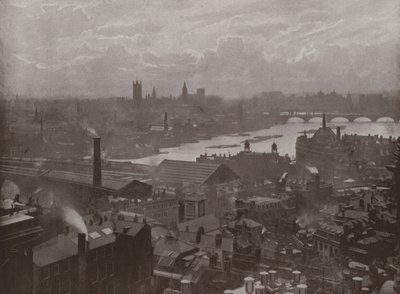 Utsikt från Golden Gallery, St Pauls, med utsikt mot sydväst av English Photographer