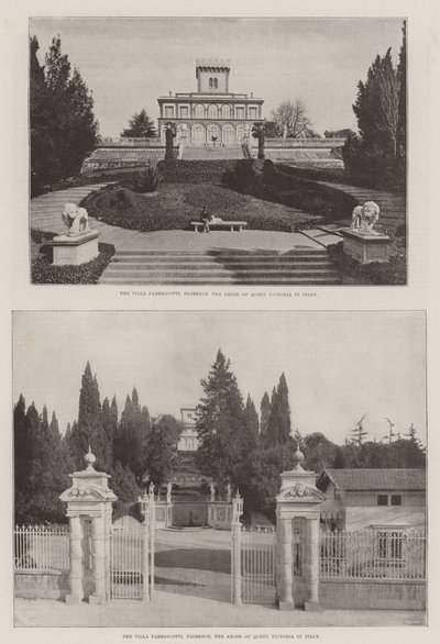 Villa Fabbricotti i Florens av English Photographer