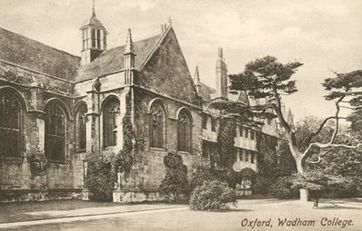 Wadham College, Oxford, Oxfordshire (s/v foto) av English Photographer