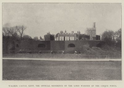 Walmer Castle, Kent, den officiella bostaden för Lord Warden of the Cinque Ports av English Photographer
