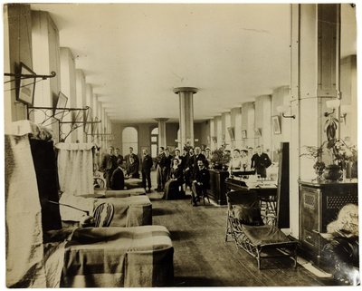 Avdelning vid St. Thomas Hospital, London, ca 1890 av English Photographer