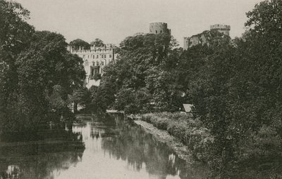 Warwick Castle, från Avon av English Photographer
