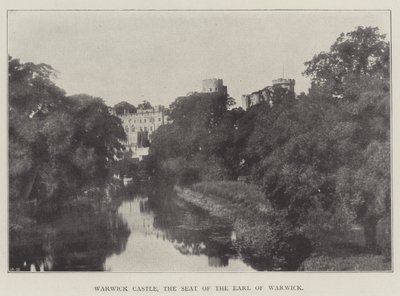 Warwick Castle, säte för Earl of Warwick av English Photographer