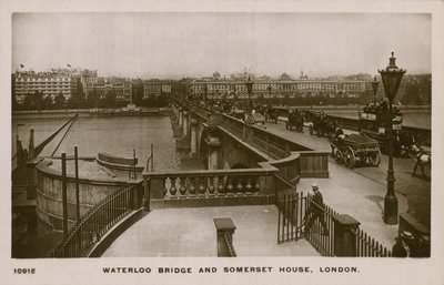 Waterloo Bridge och Somerset House, London av English Photographer