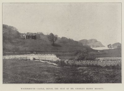Watermouth Castle, Devon, säte för Mr Charles Henry Bassett av English Photographer