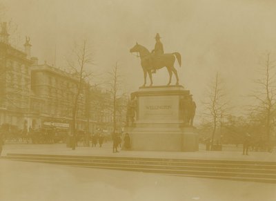Wellingtons staty på Hyde Park, London av English Photographer